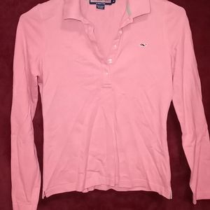 Long-sleeve collared shirt